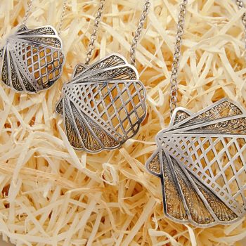 Pendente concha com ponte