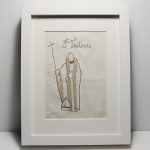 Quadro bordado S. Teotónio