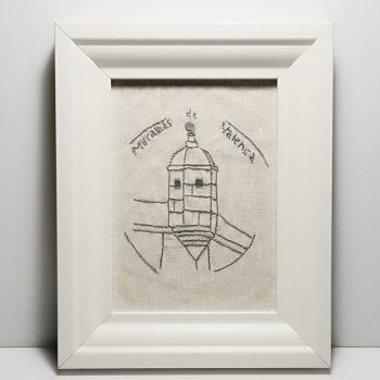 Quadro bordado Guarita