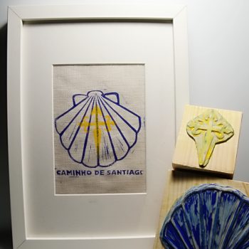 Quadro carimbo Concha